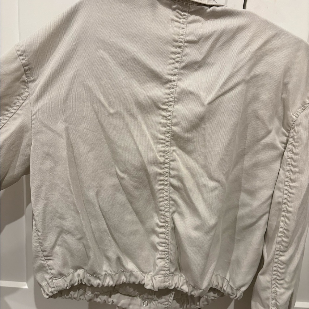 LOFT soft Utility Jacket in Light Beige - Picture 3 of 5